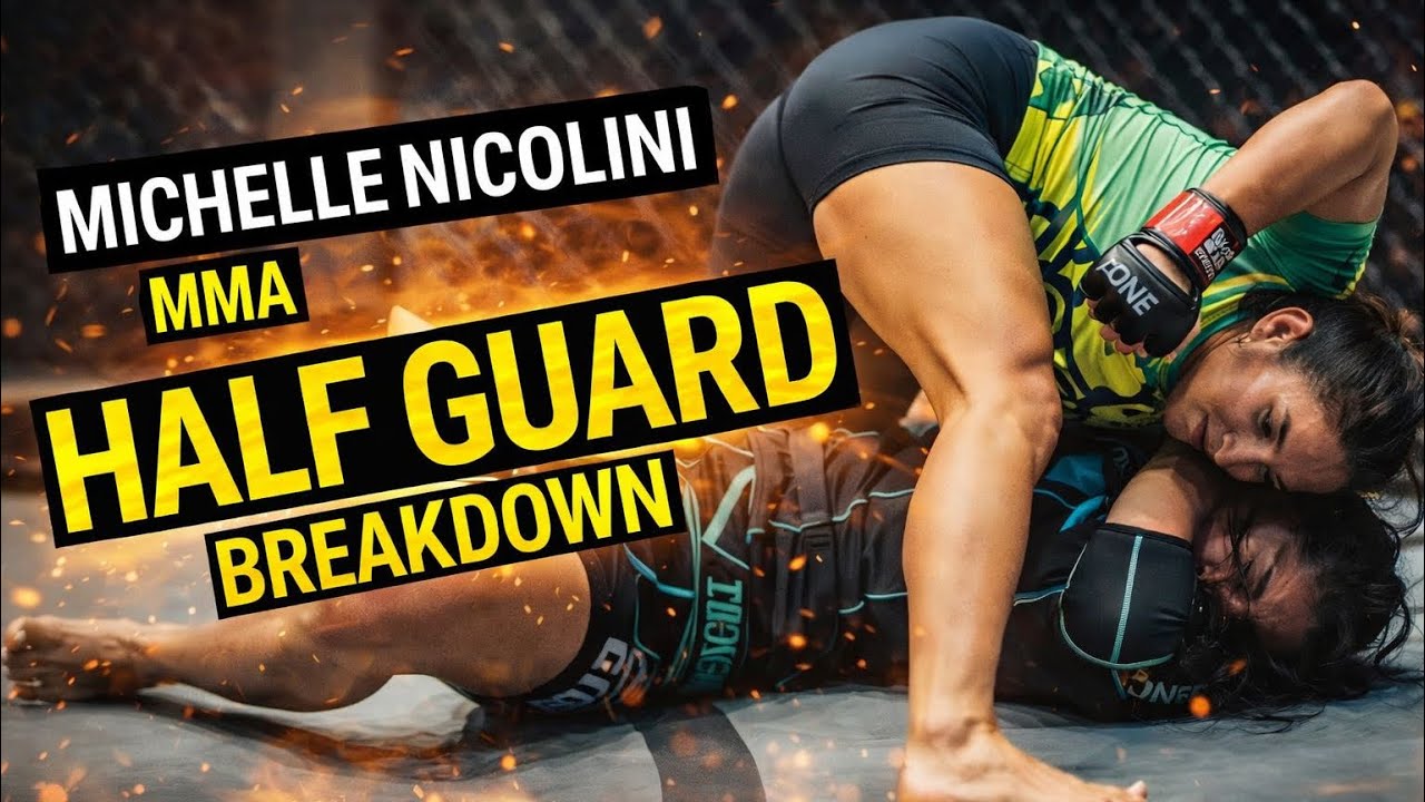 Michelle Nicolini MMA Half Guard BJJ Breakdown