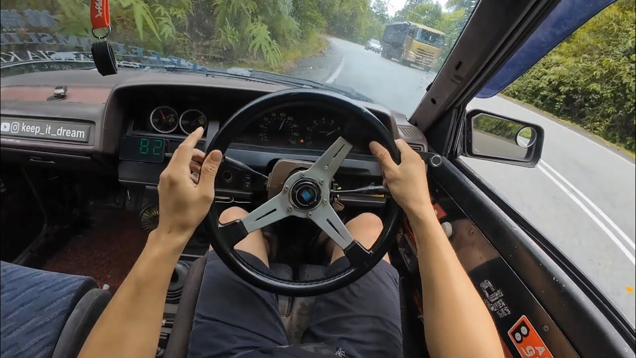 KE70 Touge Drift after rain | 4AG | Titikong Stage 1 | KKIC