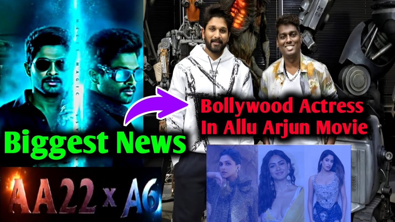 Atlee 6 Biggest Update | Atlee 6 Shocking Starcast Revealed | AA22 Release Date Update | Allu Arjun