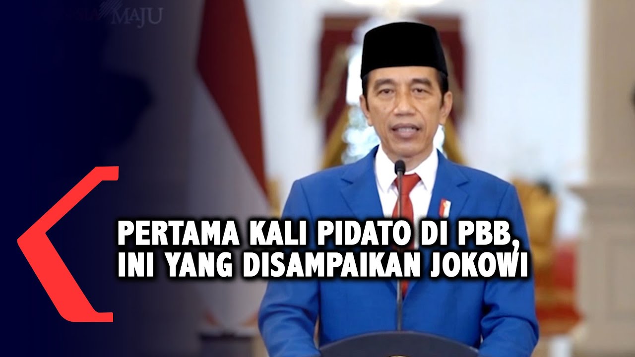 [FULL] Pidato Jokowi Pada Sidang Umum PBB ke-75