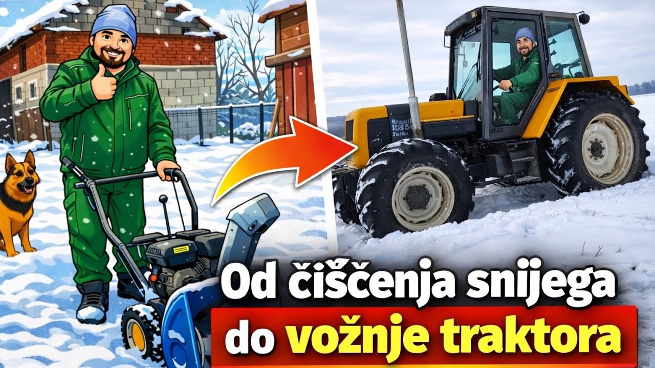 Zimski poslovi u snježnoj idili 