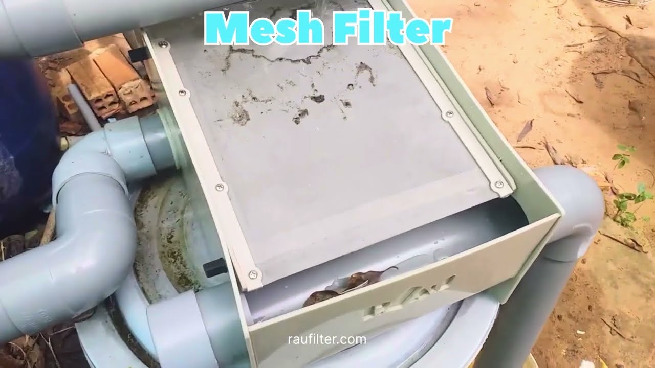 Keep your pond and aquarium water crystal clear with a mesh or parabolic #MeshFilter #PondFilter