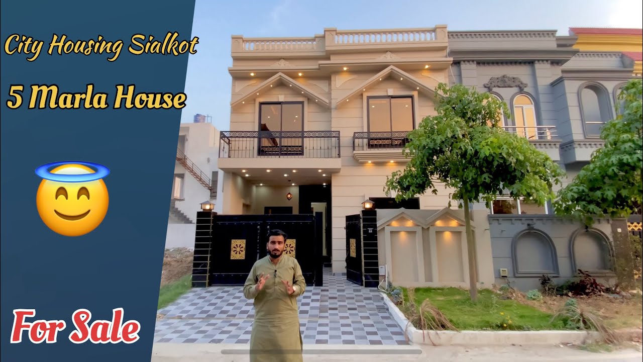 5 Marla House 🏡 For Sale |Location City Housing Sialkot 40 Feet Road 🛣️ Near to Park|