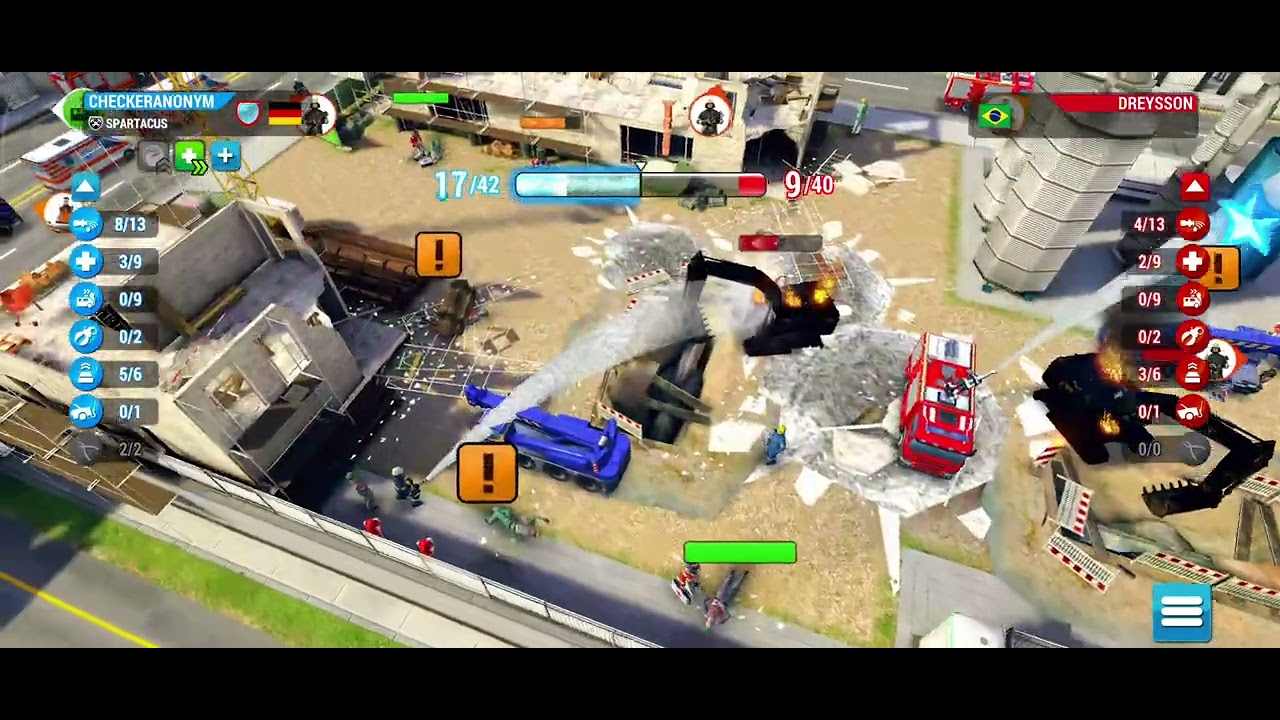 Emergency HQ PvP Einsatz: Explosion bei Bauarbeiten 