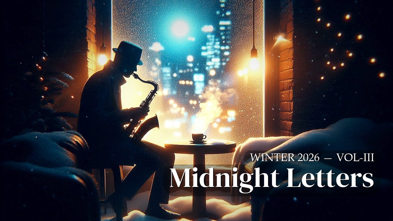 Midnight Letters | Smooth Jazz Sax – 30 Minutes Serene Study Atmosphere