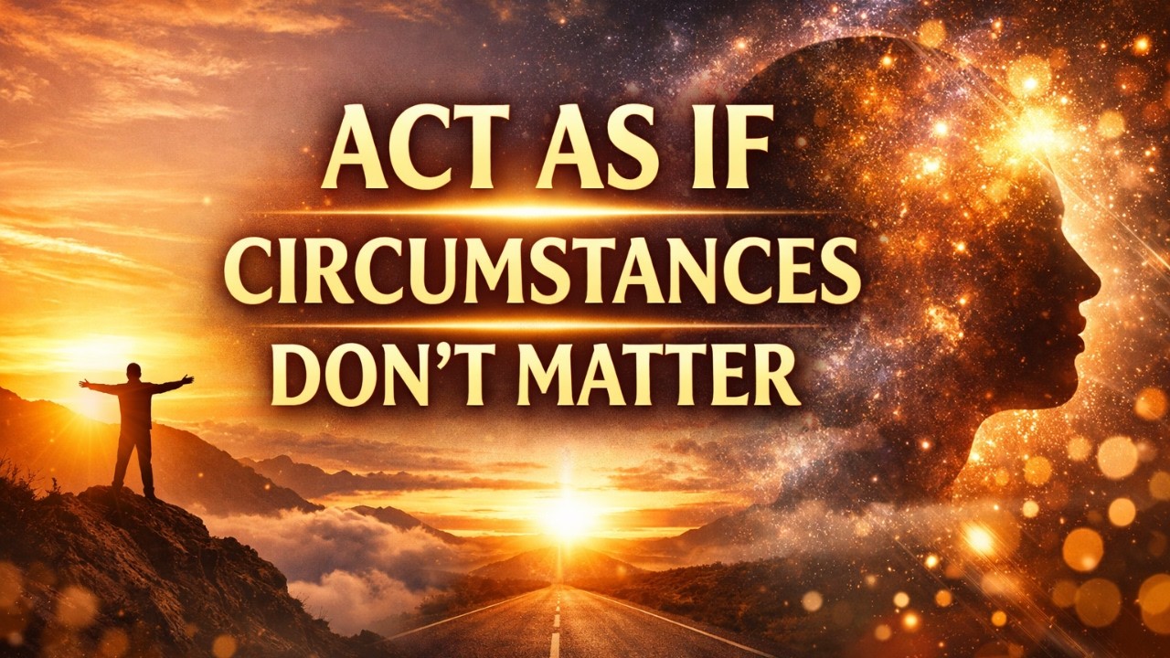 Neville Goddard; ACT AS IF CIRCUMSTANCES DON'T MATTER