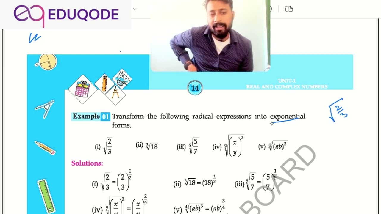 In this video, we solve Example 1 from Class 9 Mathematics – Unit 1 (Real Numbers) .