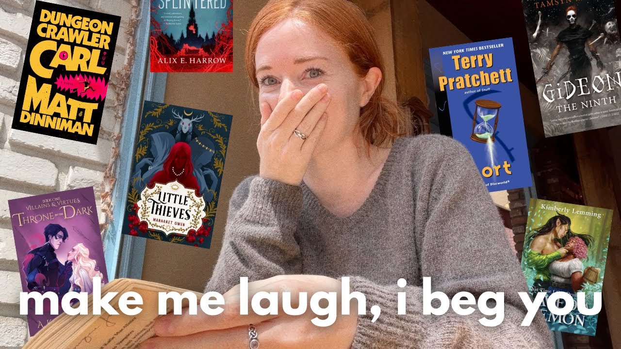 cozy fantasy is OUT 🙅‍♀️ laugh out loud fantasy is IN (books that are actually funny + one sad one)