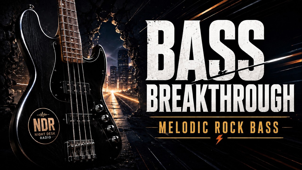 BASS BREAKTHROUGH | Melodic Rock Bass Groove | No Vocals | 1H