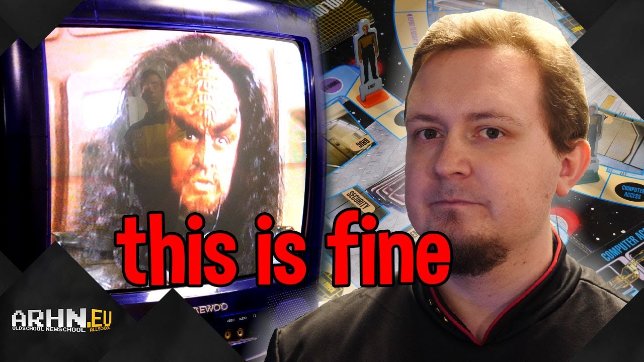 Plansz&oacute;wka na VHS?! -- Star Trek: The Next Generation - A Klingon Challenge