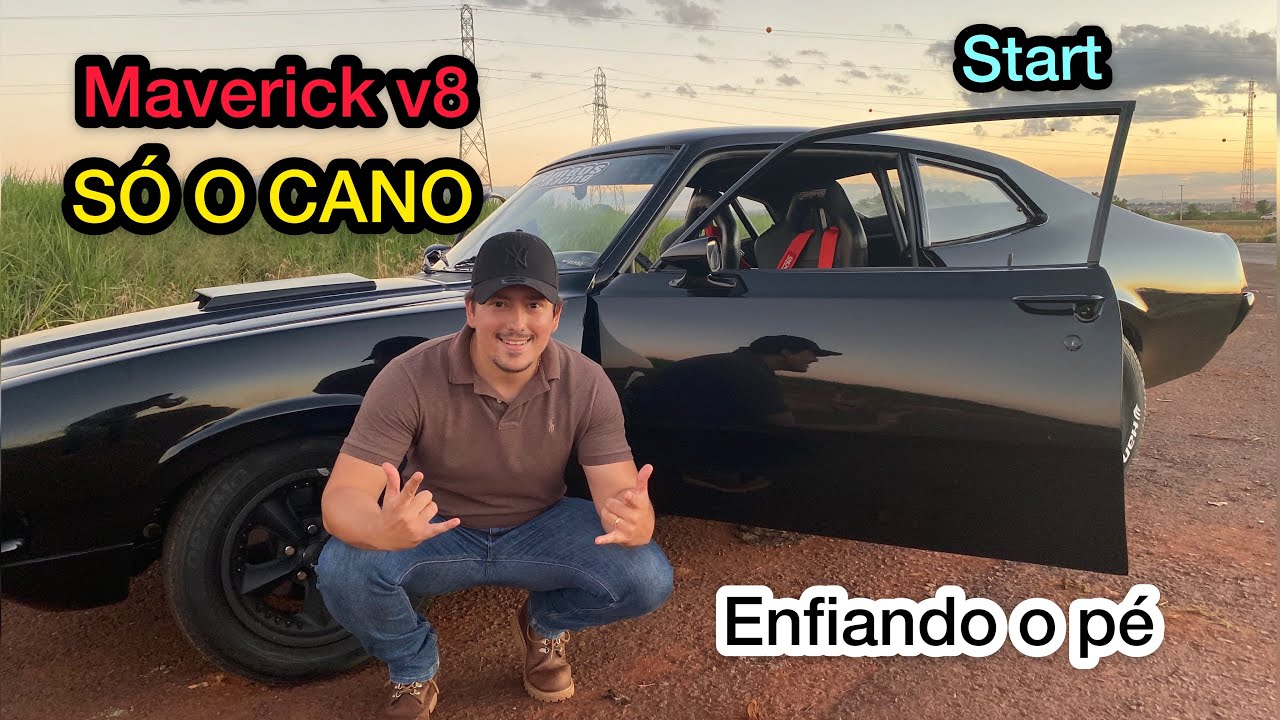 Maverick V8 SÓ O CANO ! LIGANDO E ACELERANDO