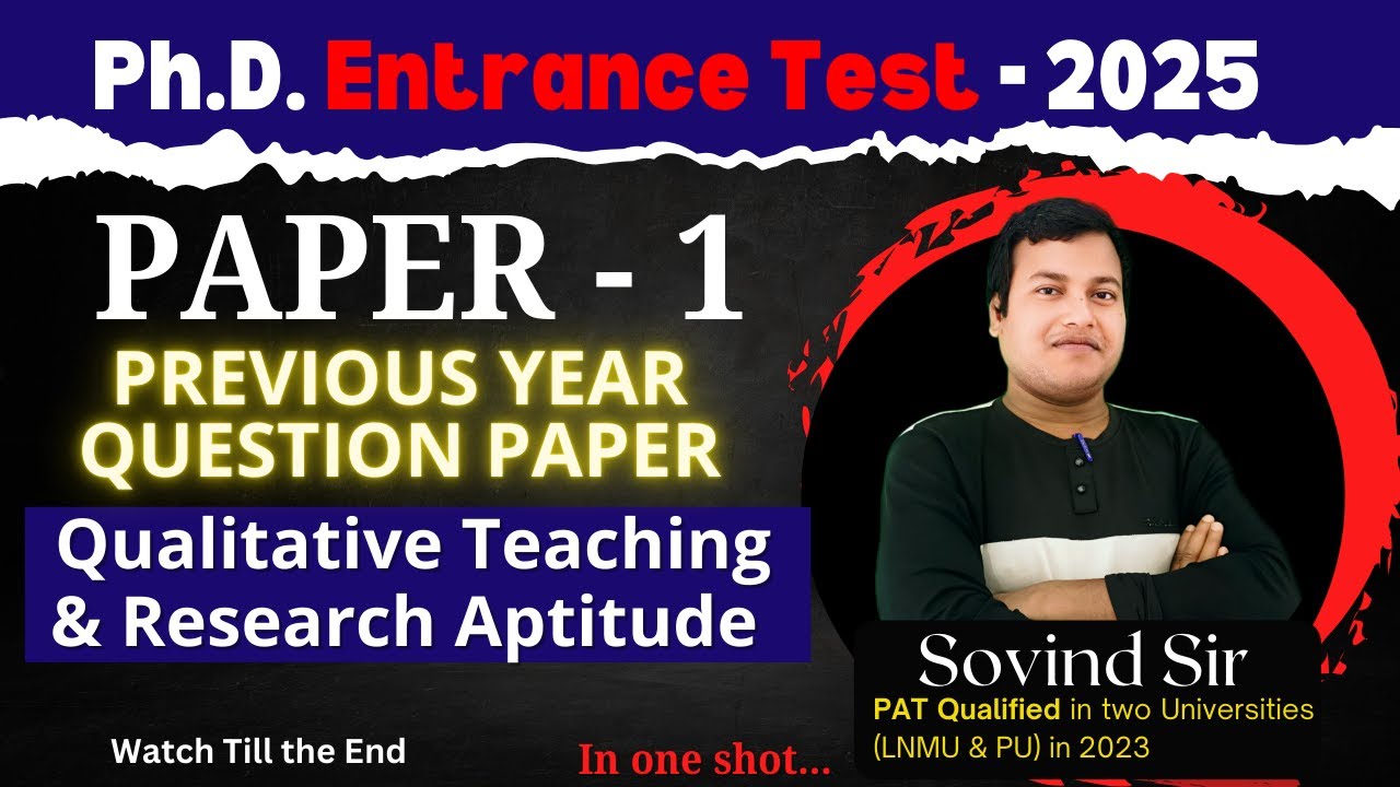 LNMU Ph.D. PAT (2024) 2025 Syllabus Analysis &ndash; Complete Breakdown for Guaranteed Success