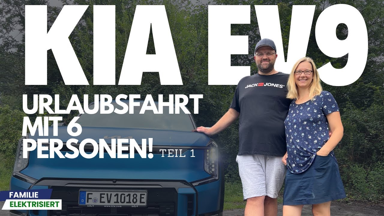 Mit dem Kia EV9 nach Dresden - 6 Personen im Familienurlaub – Teil 1 | Familie elektrisiert