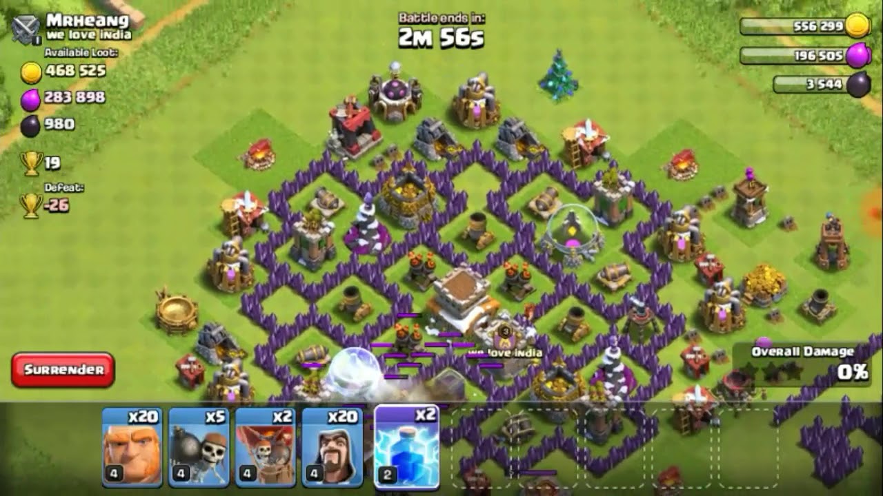 Farm Dark Elixir Easily in Town Hall 7 | Clash Of Clans