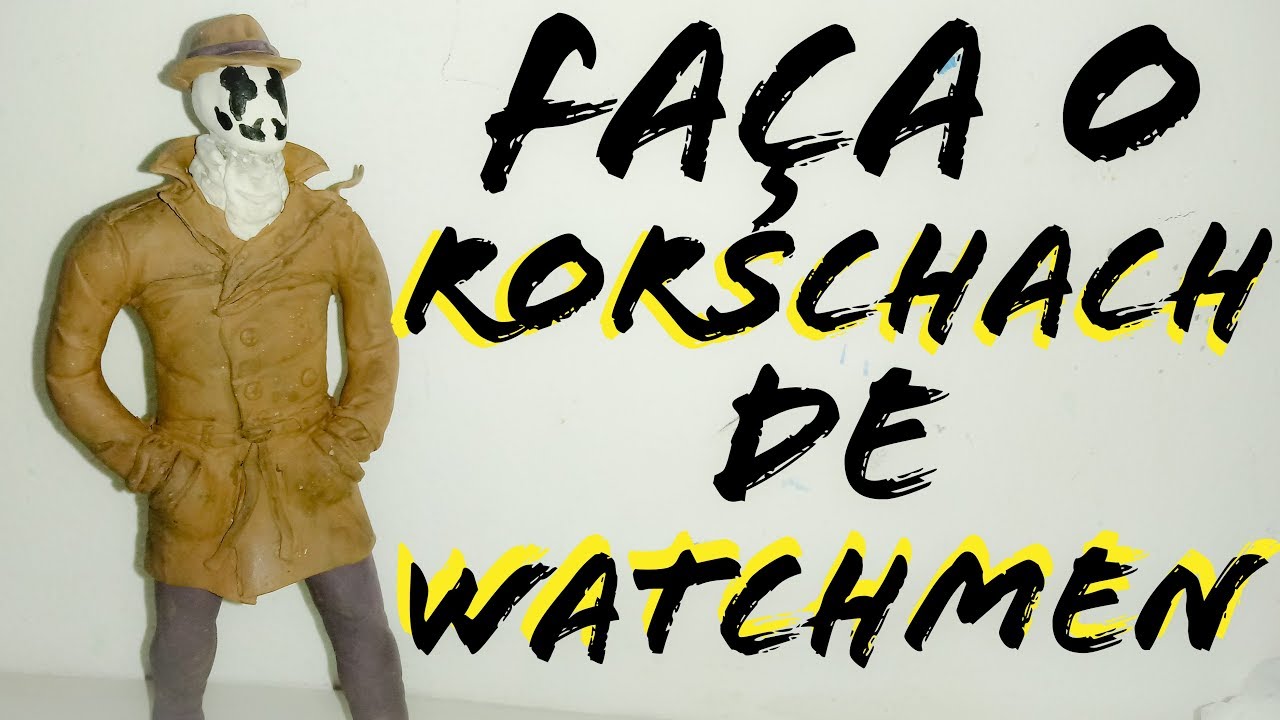 Como Fazer o Rorschach - Faça um Watchmen com Biscuit - DIY