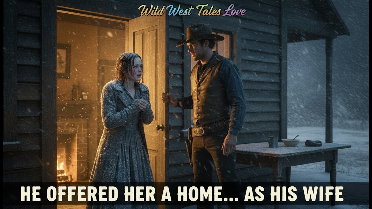 Snow Fell as She Begged for Work — The Cowboy Said, “I Need a Wife, Not a Worker”