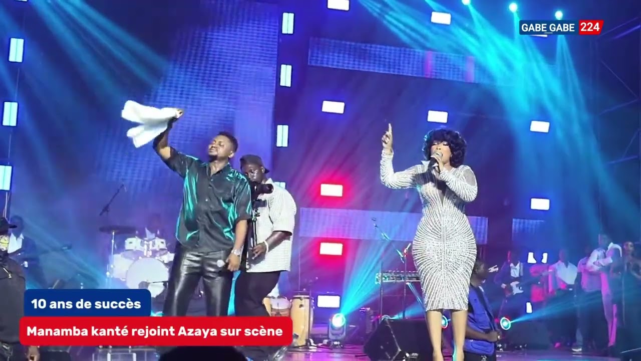 Bangoura Manamba Kante rejoint Azaya sur scène et chante pour lui 🇬🇳❤️❤️❤️