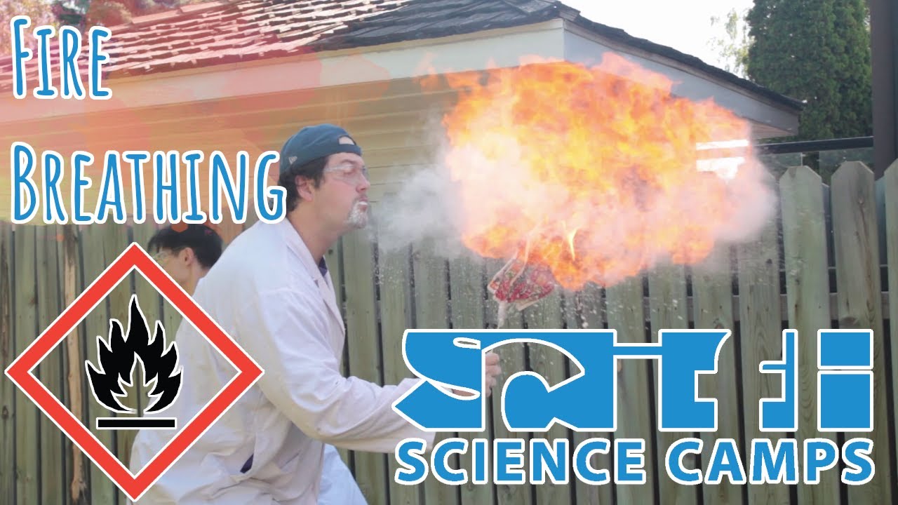 Backyard Science - Breathing Fire without Chemicals!