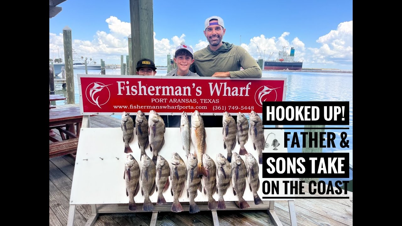 HOOKED UP! FATHER AND SONS TAKE ON THE COAST!