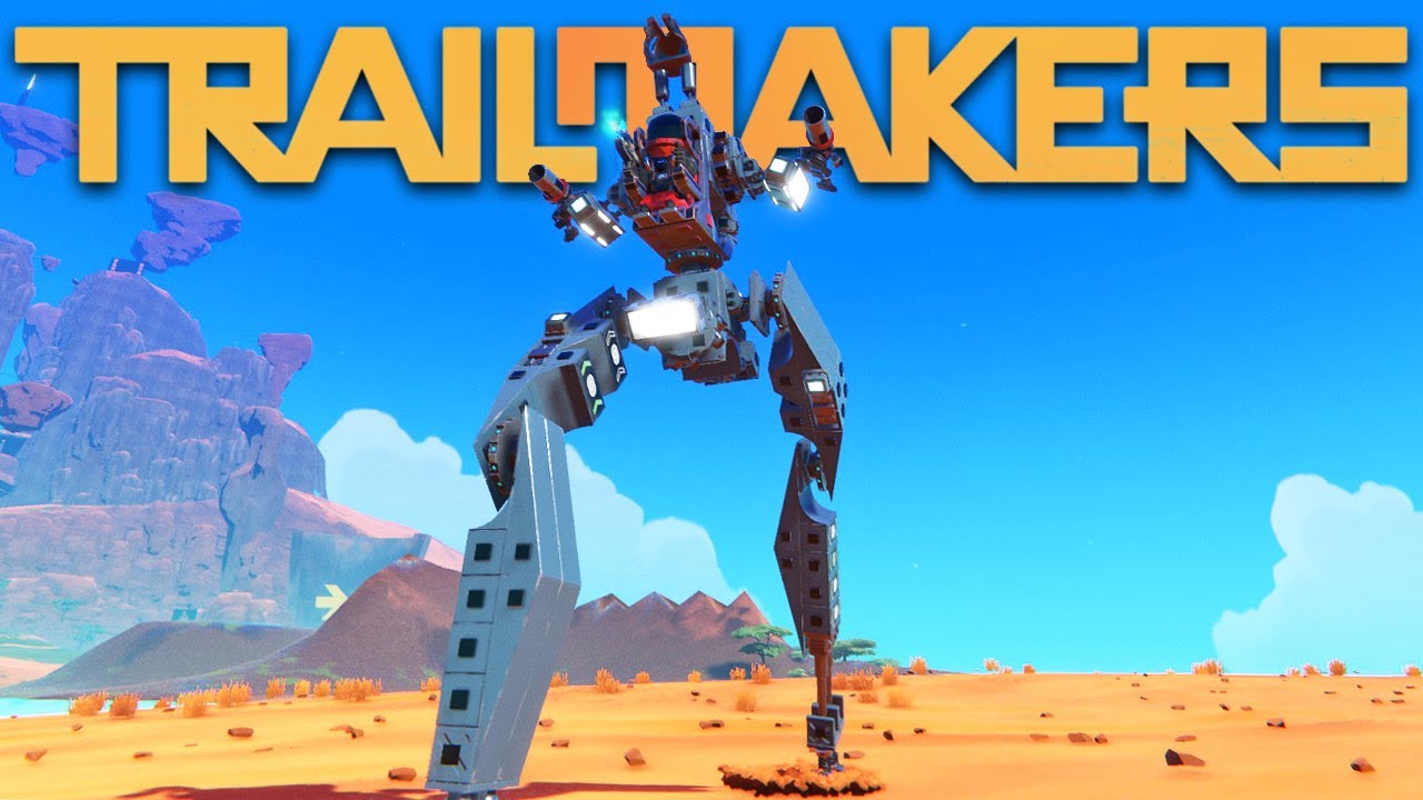 Управление тяжело вооруженным двуногим роботом — лучшие творения Trailmakers