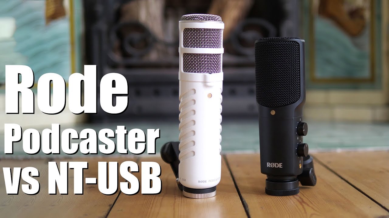 Rode Podcaster vs NT USB review - best microphone for podcasts and voiceovers