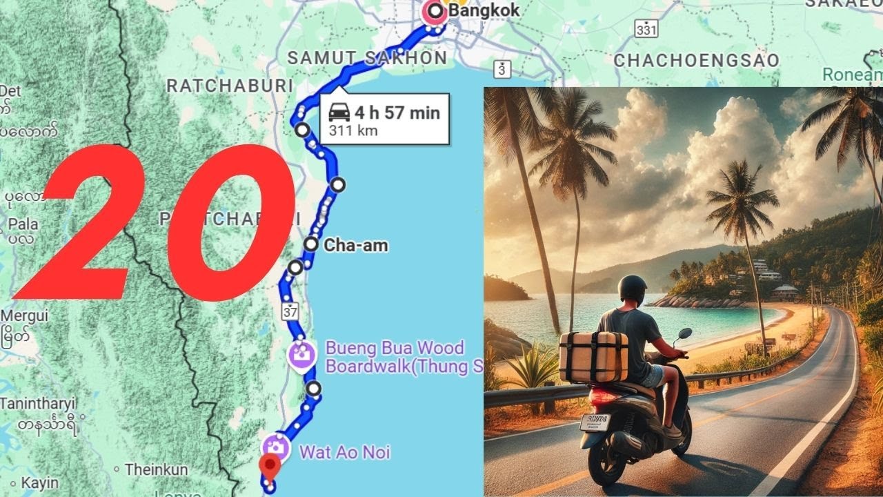 Roadtrip Thailand 🇹🇭 &ndash; Mit dem alten Roller von Bangkok nach Prachuap Khiri Khan