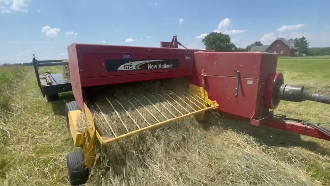 Square Baling Hay 2024