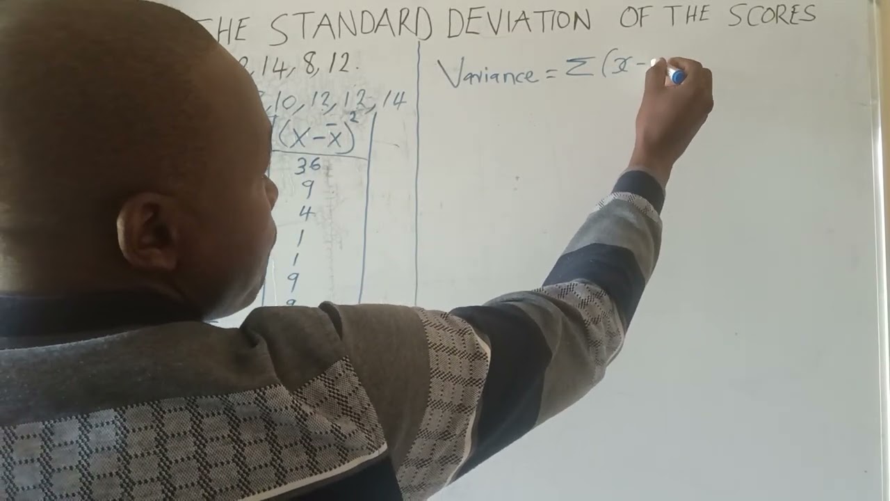 STANDARD DEVIATION, VARIANCE , COEFFICIENT OF VARIATION AND SKEWNESS OF UNGROUPED DATA (QT,Bs.STATS)