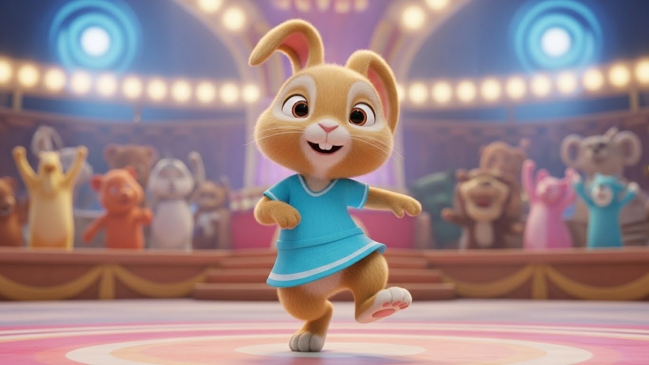 Маленькая зайчиха-танцовщица в шоу «Тип-Топ» 🐰🩰✨ | Мультфильм для детей и весёлые танцы