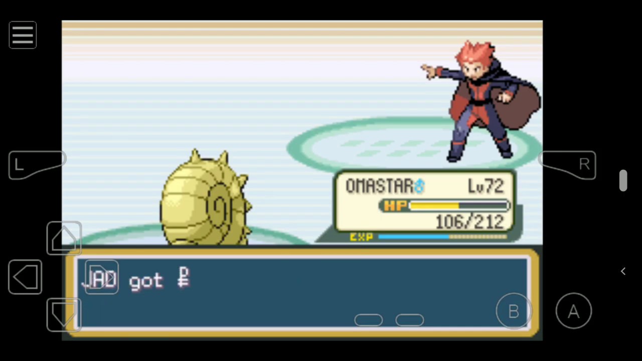 Fire Red - Leaf Green - Beating Elite Four with only Omastar