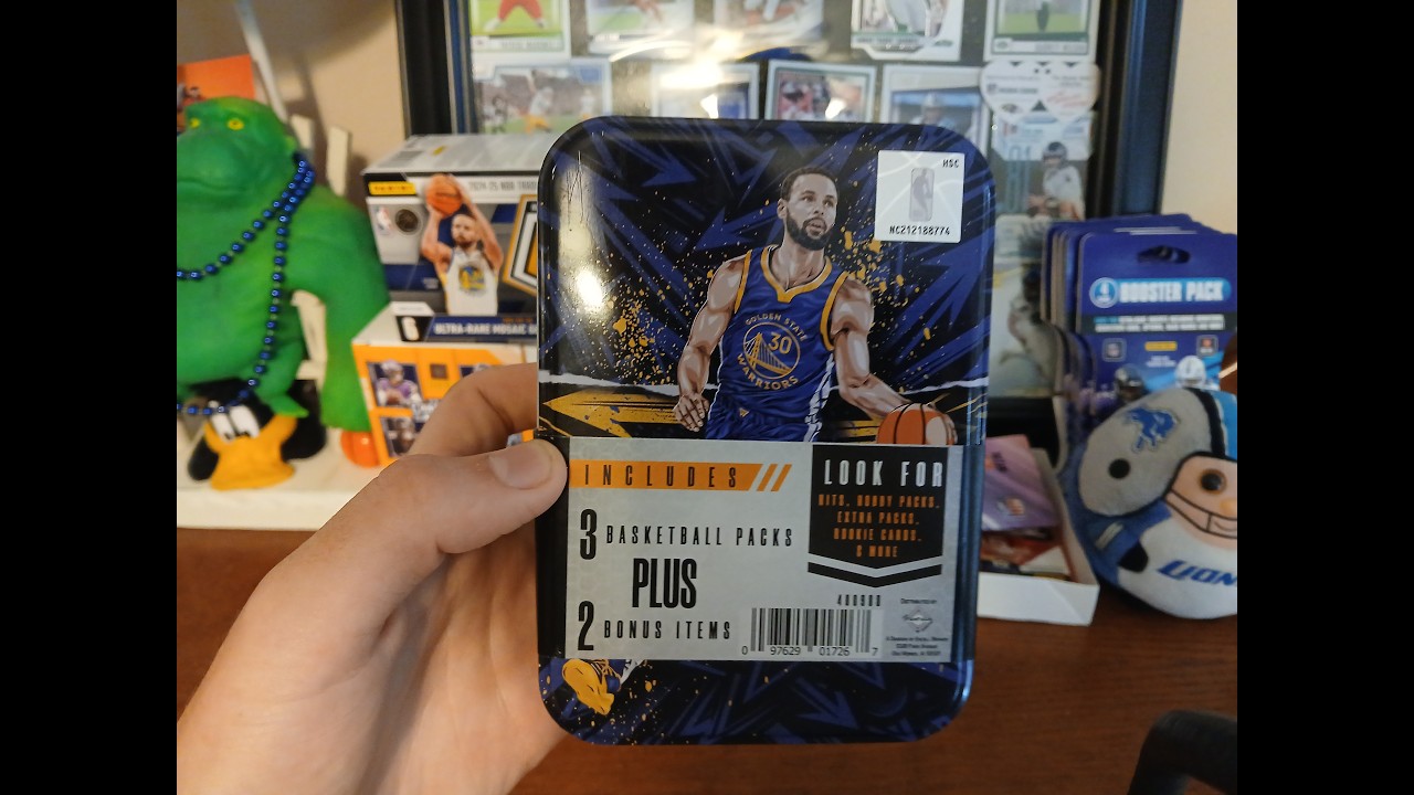 NBA Curry Tin Case Card Unboxing