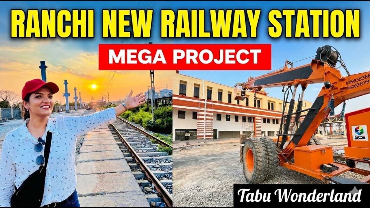🚉 New Ranchi Railway Station 2026🛤️ Redevelopment Work Update| Transformation 😍
