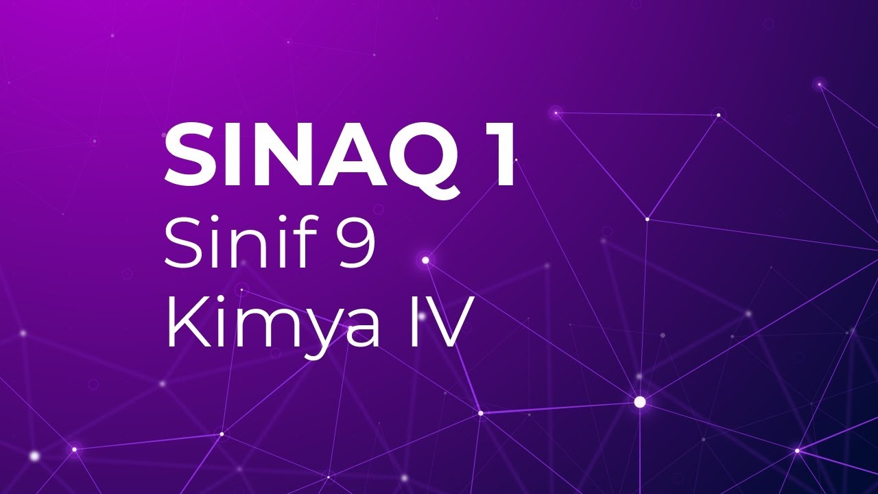 Kimya IV qrup 9-cu sinif  Güvən Sınaq 1 Qrup fənləri üzrə