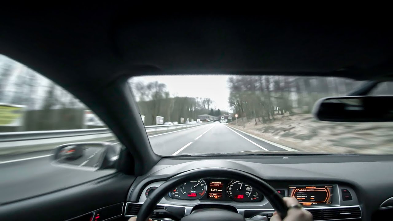 Audi S6 C6 Avant 5.2 V10 POV Drive Impressions l Exhaust sound, preview