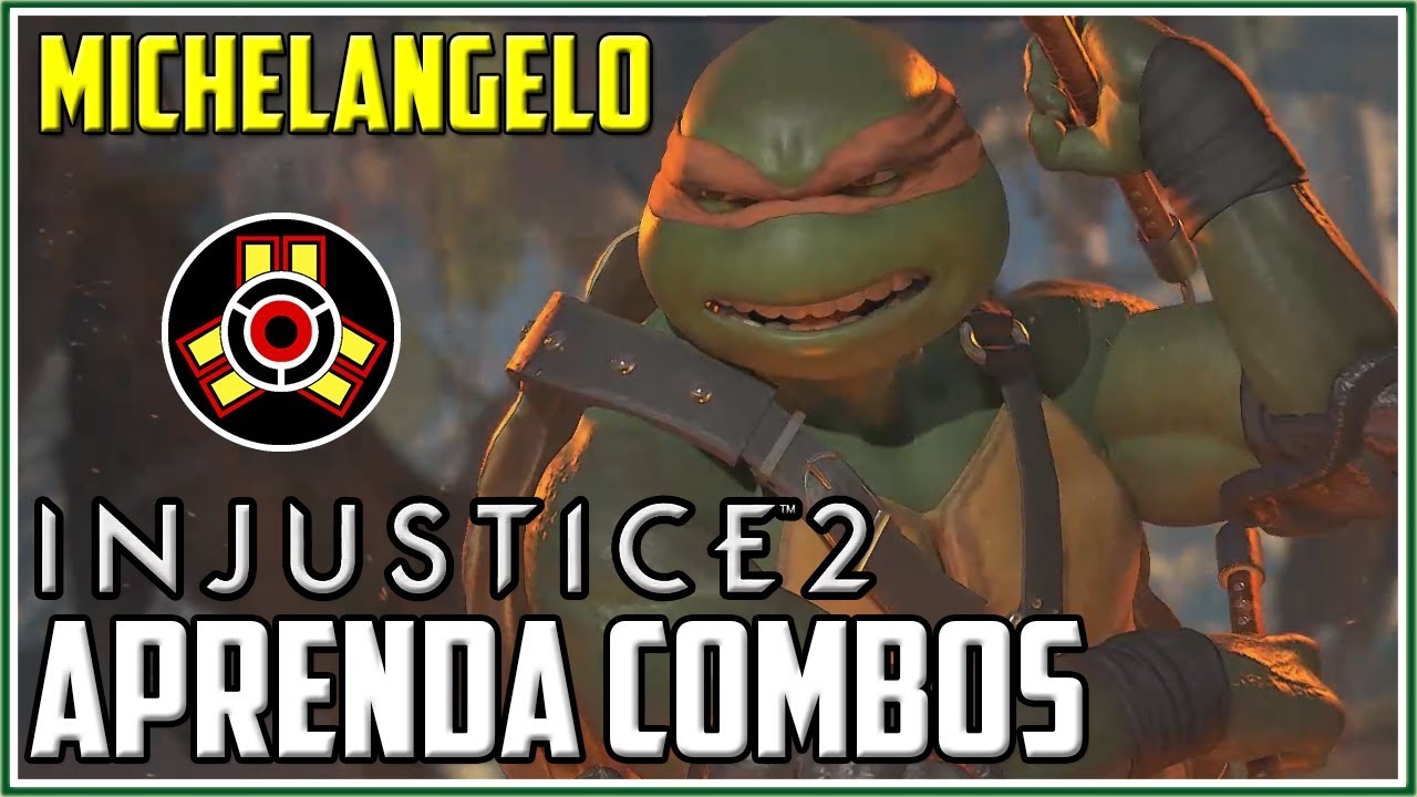 MICHELANGELO (TMNT): Aprenda combos | Injustice 2 COMBO TUTORIAL