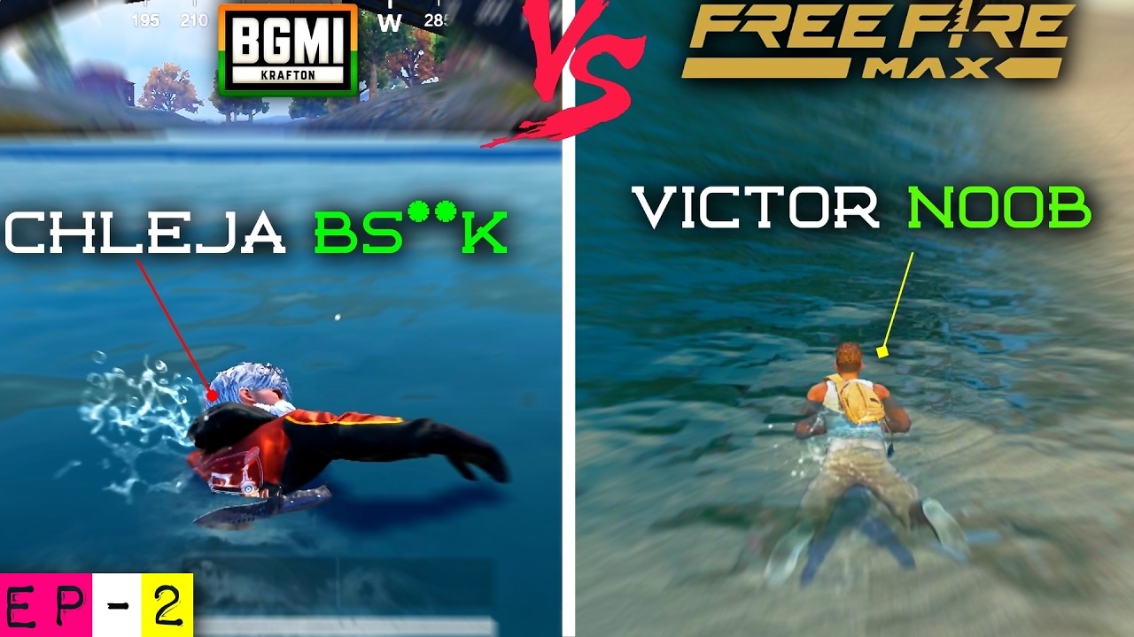 BGMI vs FreeFire Max : Most Brutal & Fair Comparison I Part - 2
