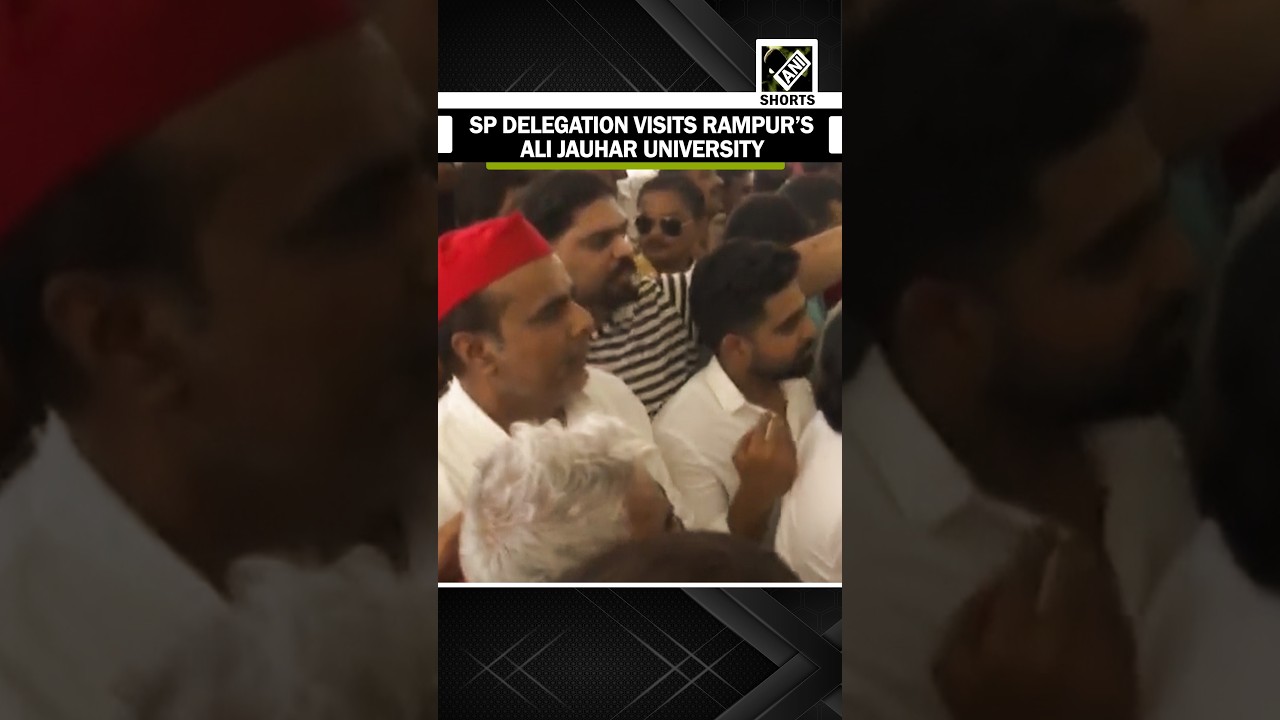 Watch! SP delegation visits Rampur&rsquo;s Ali Jauhar University amid students&rsquo; protests