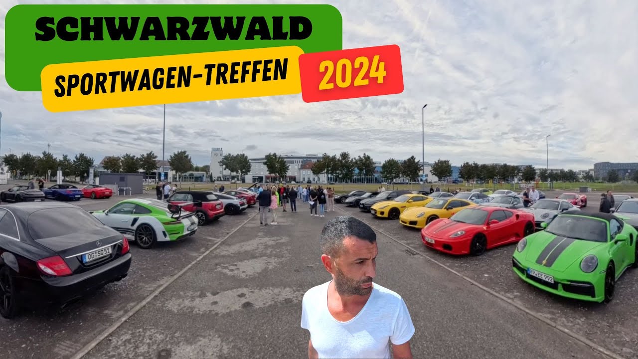 Sportwagen-Treffen: Gold Run im Schwarzwald – Corvette C8 & Co.