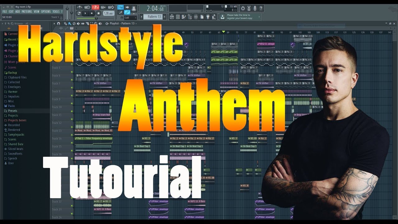Make a HARDSTYLE ANTHEM like Headhunterz, Wildstylez, Da Tweekaz, ect... [FLP]