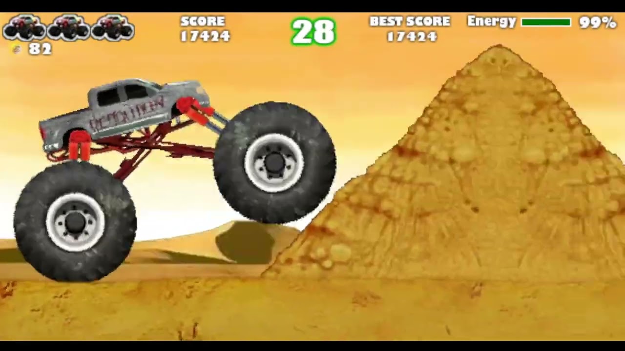playing Candystand's Monster Trucks Unleashed in 2024 [truck demolition]