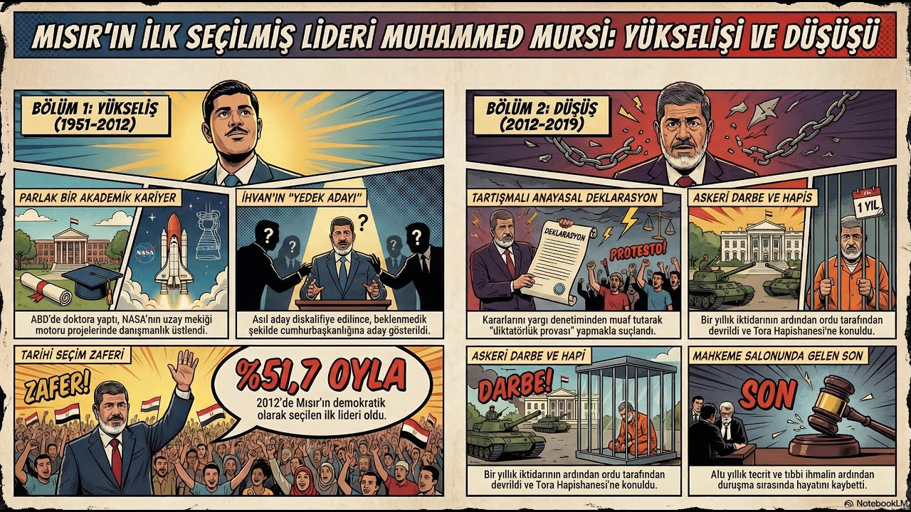 Muhammed Mursi: Akademik Başarıdan Trajik Sona Mısır'ın Siyasi Dönüşümü