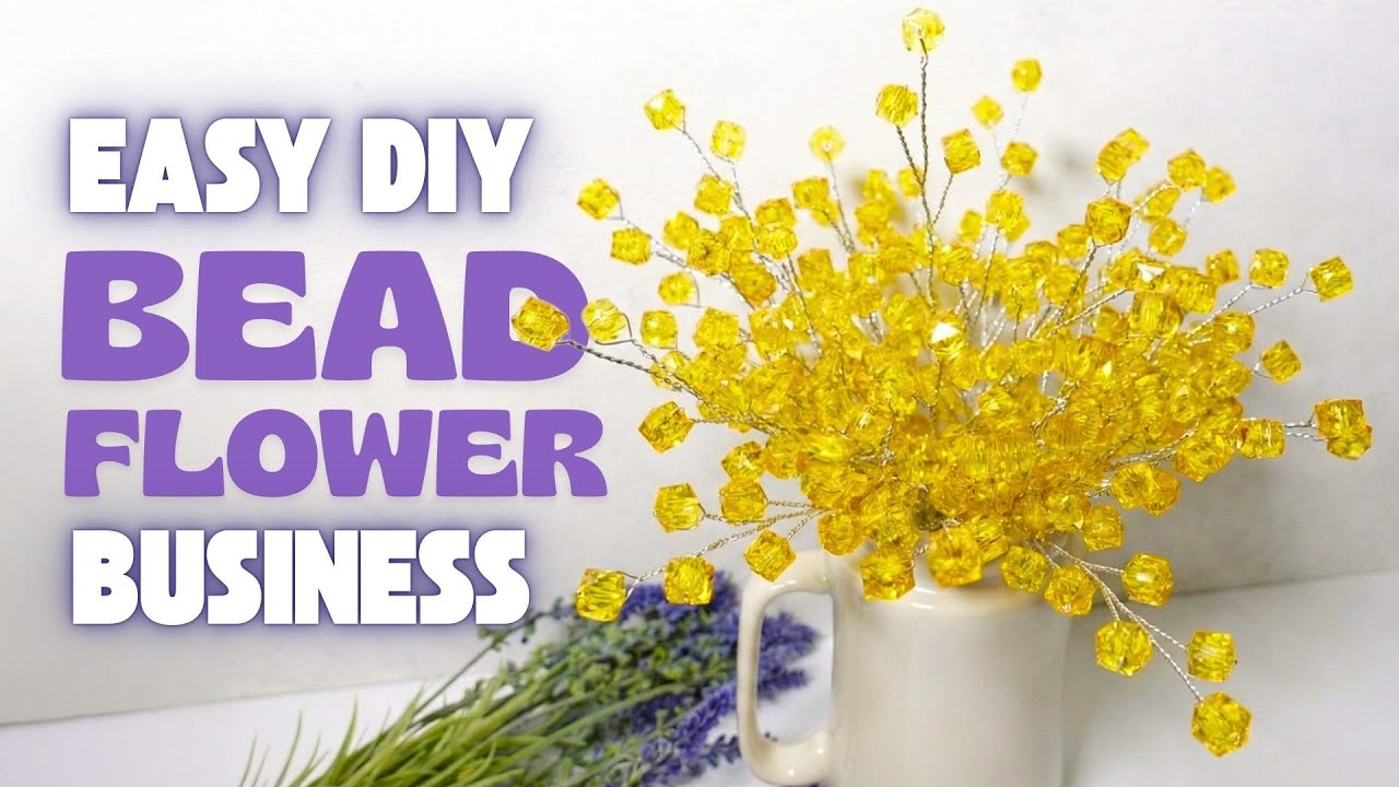 🌸 Easy DIY Bead Flower Business | Cute & Profitable 🌸