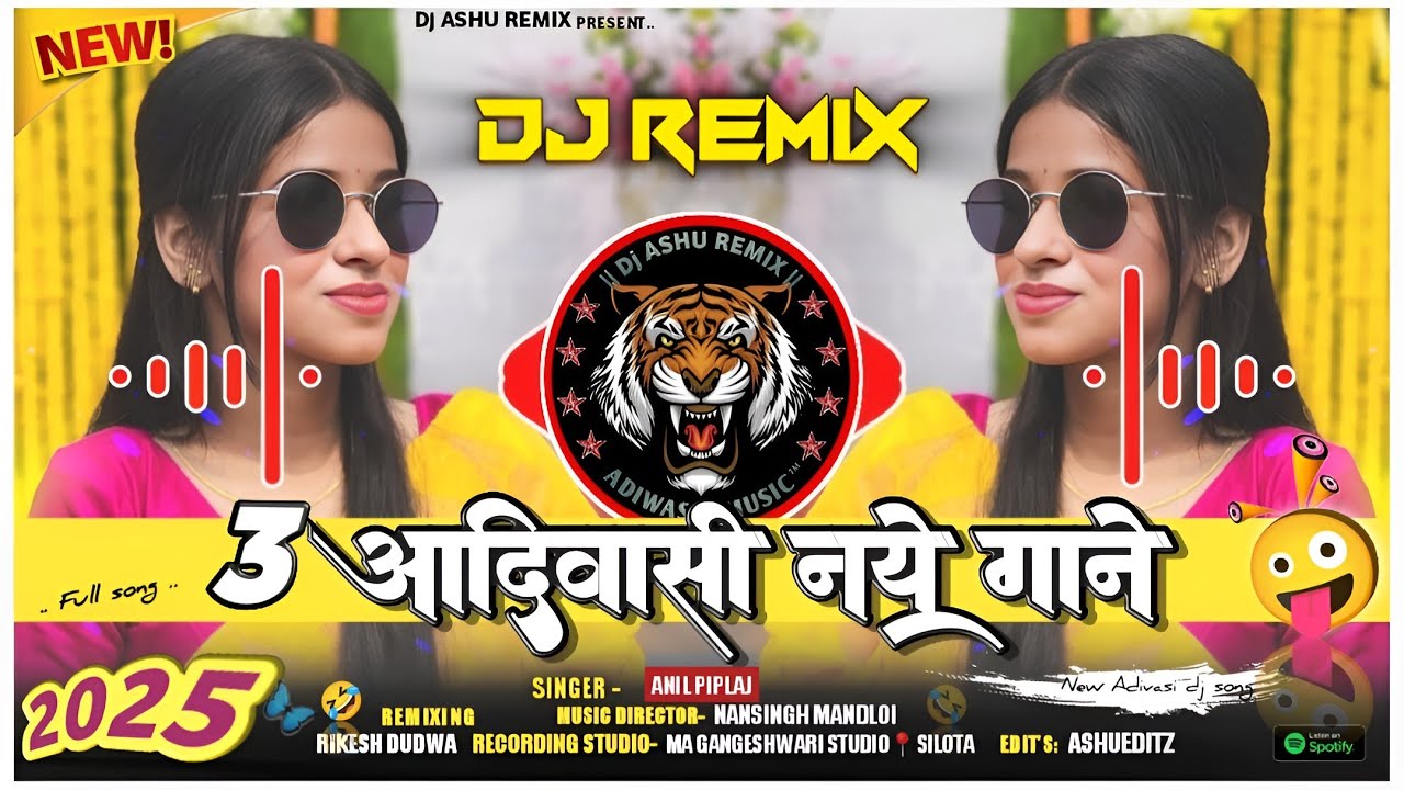 3 आदिवासी नये गाने - 🔥 Aadiwasi Dj Song New 2025 || Singer Anil Piplaj tranding new timli song 2025