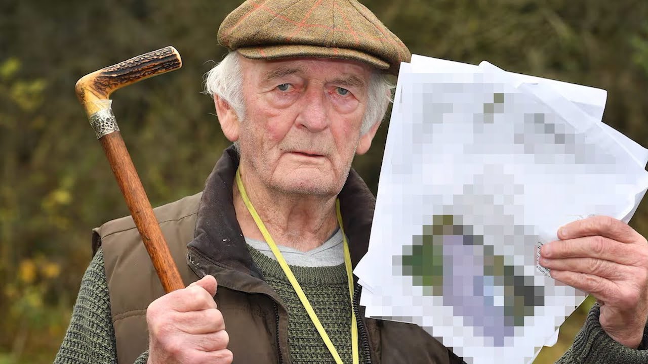 Grandad fined for littering after forgetting walking stick while on litter pick | SWNS