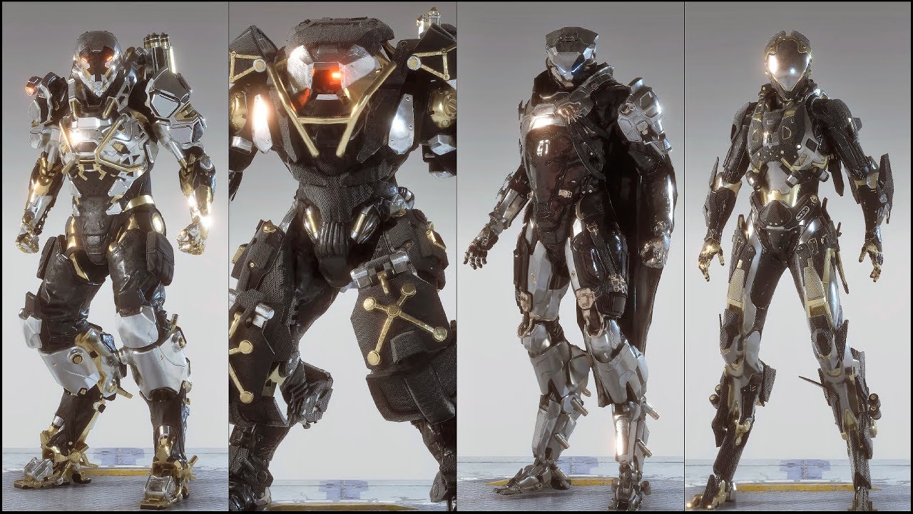 Anthem Demo (PC) 4K - Last Look @ Selected Cosmetic Options and Gear Drops from Demo