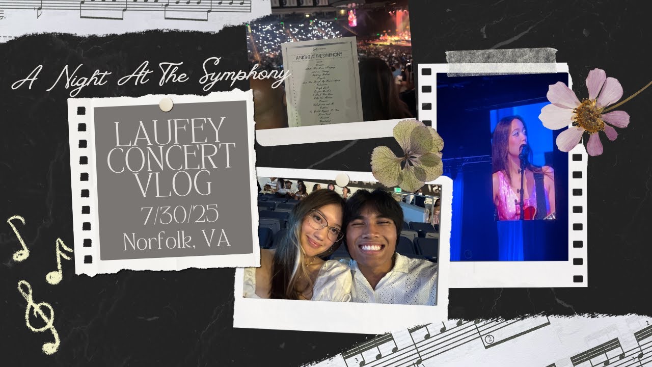 Laufey Concert Vlog | A Night At The Symphony | Norfolk, VA Night 1
