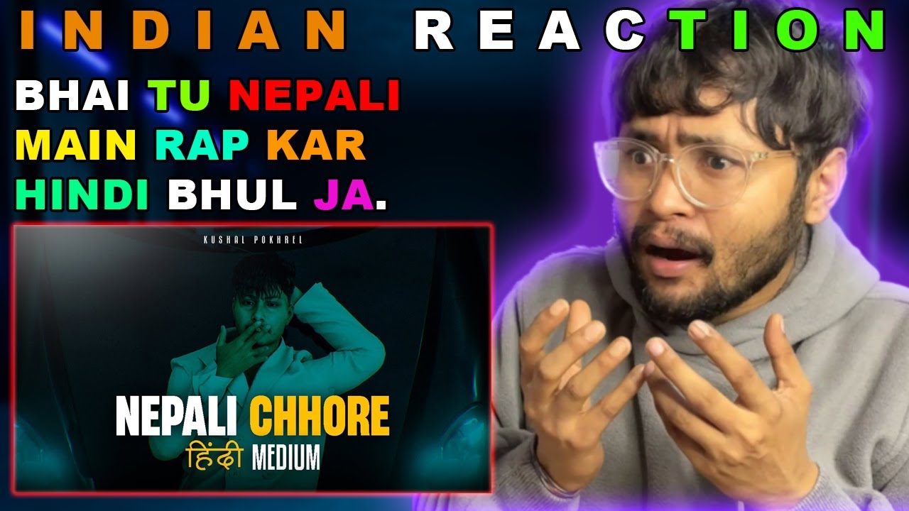 Indian Reacts to Nepali Chhore (Hindi Medium) | Kushal Pokhrel | @pahadi_guy_official