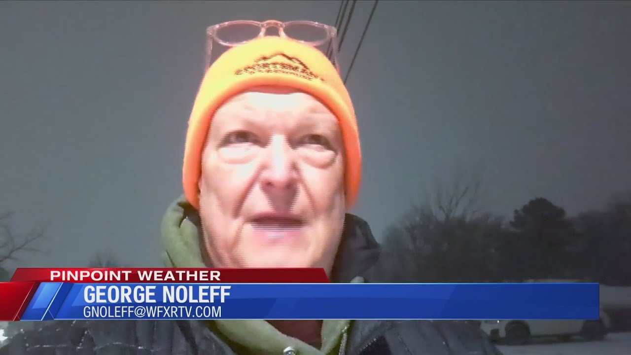 WFXR winter storm coverage from Vinton