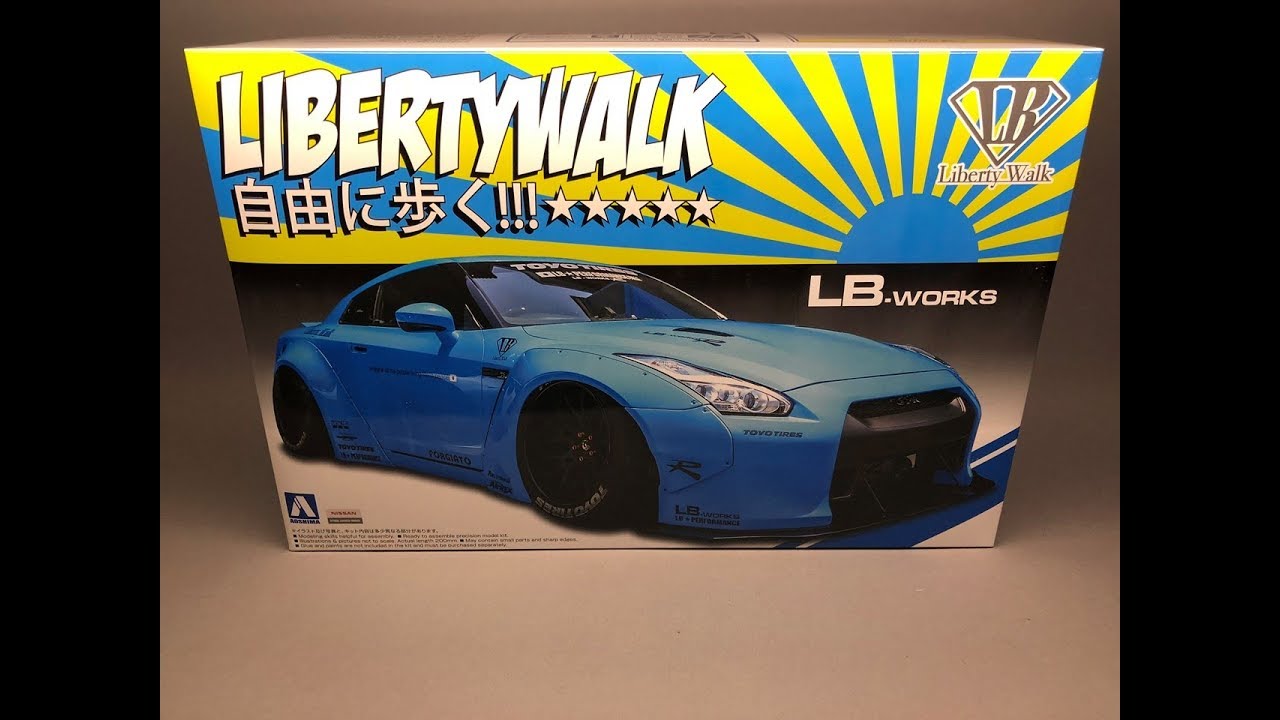 Unboxing: Aoshima Nissan R35 GT-R LB Works Ver.1