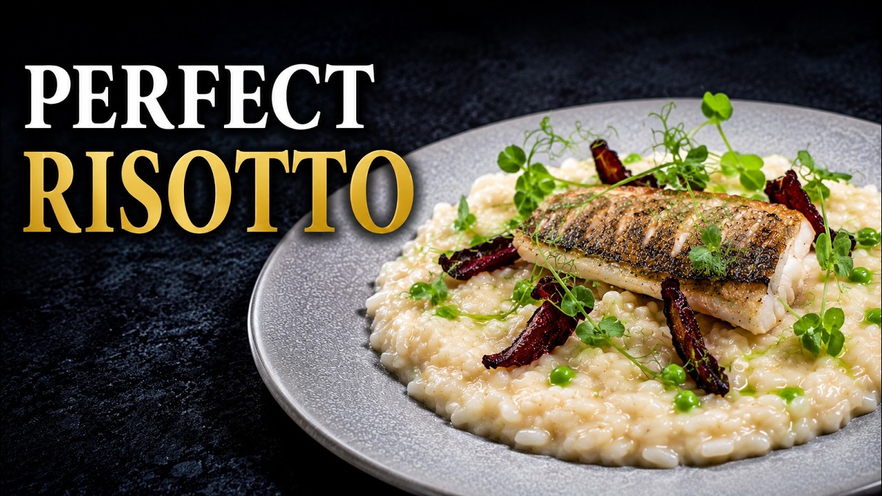 Sea Bass Risotto: The Art of Fine Dining Cooking